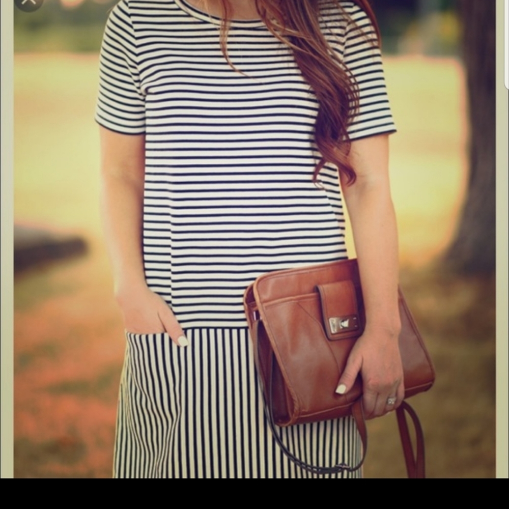 Euc! Madewell dockside striped shift dress.